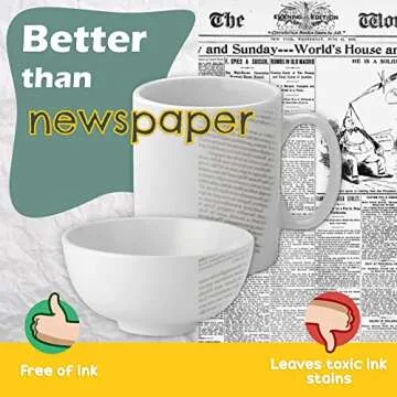 Packing Paper Sheets for Moving - 400 Newsprint Paper Sheets for packing supplies -12.5lb - 17" x 27" Moving Supplies Packing paper for Dishes and Glasses - Made in USA