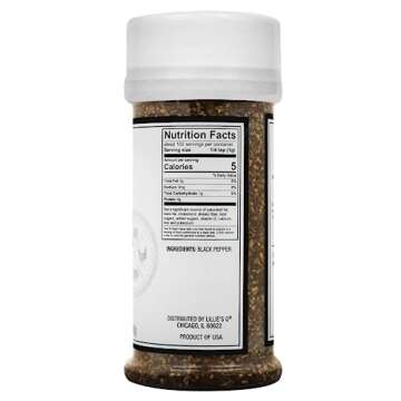 Lillie's Q Brisket Pepper BBQ Rub - Authentic Texas BBQ Twist (3.6 oz, 2-Pack)