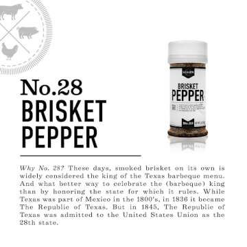 Lillie's Q Brisket Pepper BBQ Rub for Texas BBQ Flavor
