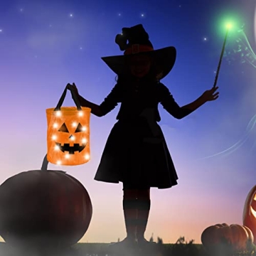 Halloween LED Light Candy Bags for Kids Trick or Treat