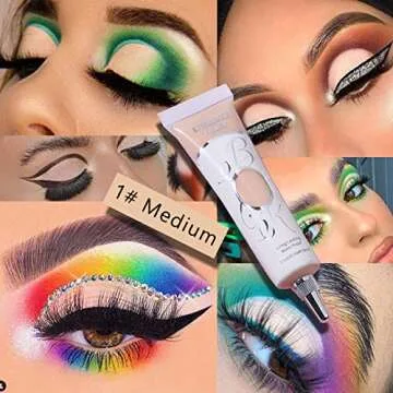 COOSA Waterproof Eyeshadow Primer Set - Long Lasting Colors