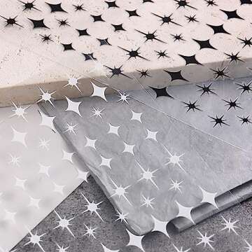 8 Sheets Star Nail Art Stickers for DIY Nail Decoration