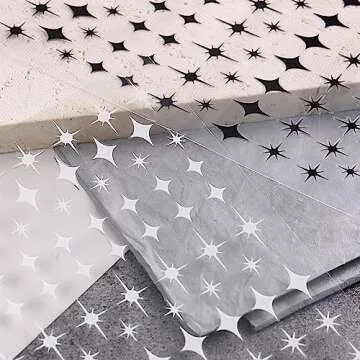 8 Sheets Star Nail Art Stickers for DIY Nail Decoration