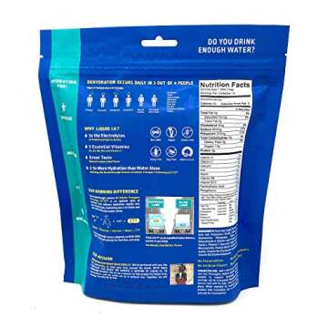 Liquid I.V.® Hydration Multiplier® - Lemon Lime - Hydration Powder Packets | Electrolyte Powder Drink Mix | Convenient Single-Serving Sticks | Non-GMO | 16 Servings (Pack of 1)