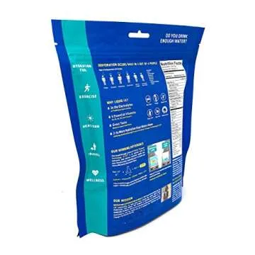 Liquid I.V.® Hydration Multiplier® - Lemon Lime - Hydration Powder Packets | Electrolyte Powder Drink Mix | Convenient Single-Serving Sticks | Non-GMO | 16 Servings (Pack of 1)