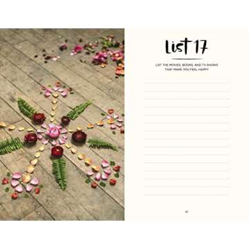 52 Lists for Happiness: Weekly Journaling Inspiration for Positivity, Balance, and Joy (A Guided Self -Love Journal with Prompts, Photos, and Illustrations)