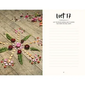 52 Lists for Happiness: Weekly Journaling Inspiration for Positivity, Balance, and Joy (A Guided Self -Love Journal with Prompts, Photos, and Illustrations)