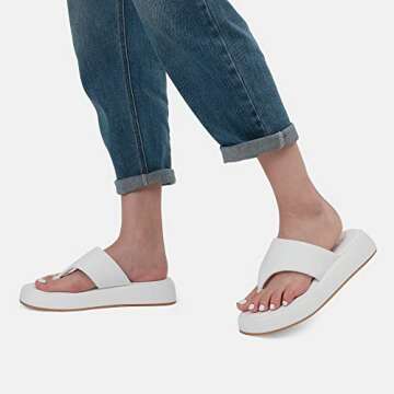 Comfortable Thong Platform Sandals for Women Summer