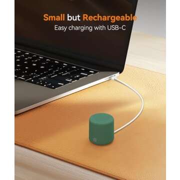 Dreamegg Travel White Noise Machine - Portable Sound Machine for Baby Adults, Travel Sound Machine for Sleep, 16 Nature Sound, Timer, White Noise Machine for Sleeping Gift, Pine