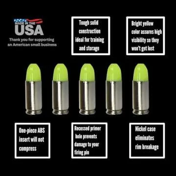 ST Action Pro 9mm Yellow Dummy Rounds - 5 Count