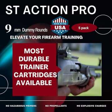 ST Action Pro 9mm Yellow Dummy Rounds - 5 Count