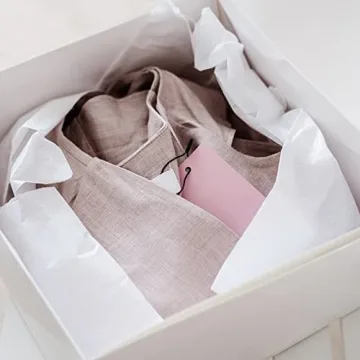 Simetufy Bulk White Tissue Paper for Gift Wrapping and Crafts