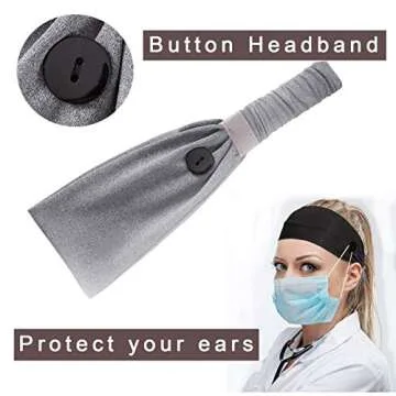 EONHUA Elastic Headband for Masks - Unisex & Versatile