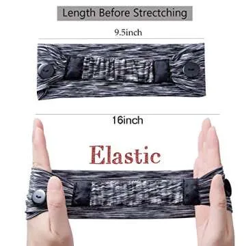 EONHUA Elastic Headband for Masks - Unisex & Versatile