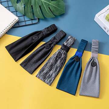 EONHUA Elastic Headband for Masks - Unisex & Versatile