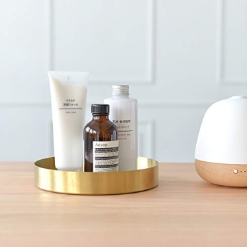 IVAILEX Gold Decorative Serving Tray for Home Decor