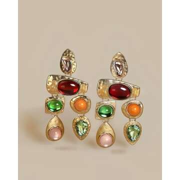 Dangle Earrings for Women Trendy by SNGIA, Boho Jewelry for Women, Dangling Earrings for Women, Big Earrings, Large Earrings for Women, Unique Earrings for Women, Vintage Earrings for Women, Handmade Earrings,