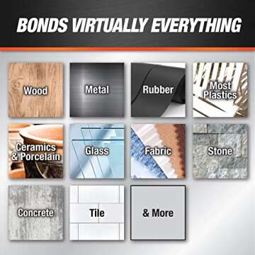 DAP RapidFuse All Purpose Adhesive, Clear, .85 Oz (7079800155)