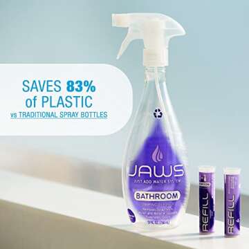 Eco-Friendly JAWS Foaming Bathroom Cleaner Refill Pack