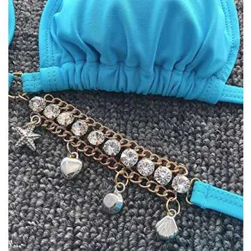 BIKINX Elegant Sexy Thong Diamond Bikini for Women