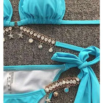 BIKINX Elegant Sexy Thong Diamond Bikini for Women