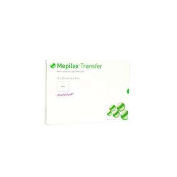 Mepilex 294899 Transfer Soft Silicone Exudate Transfer Dressing, 6" x 8" Size, Each Dressing