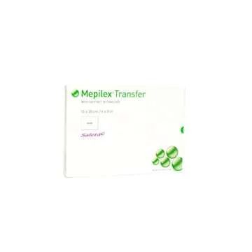 Mepilex 294899 Transfer Soft Silicone Exudate Transfer Dressing, 6" x 8" Size, Each Dressing