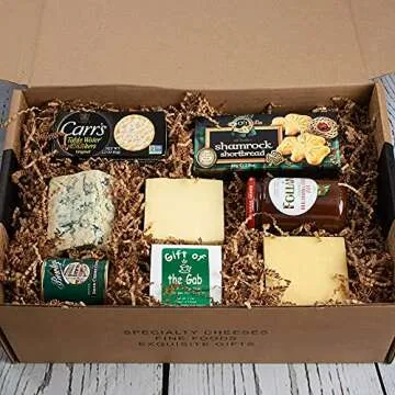 igourmet A Little Bit of Ireland in Gift Box (3.1 pound) - The Flavors And Cuisine Of Ireland - Taste Of Ireland's Finest Cheeses, Tea, Jam, Crackers, and Coffee.