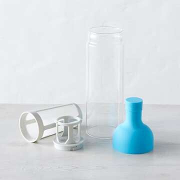 blue bottle coffee cold brew bottle blue