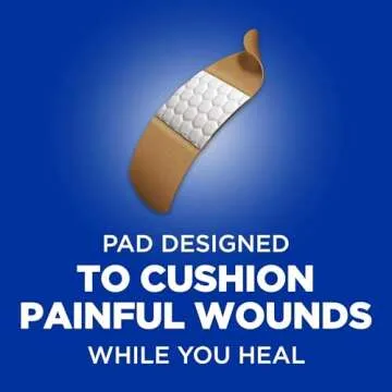 Flexible Fabric Band-Aids for Wound Care, Assorted Sizes