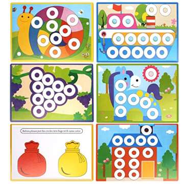 SANKUU Wooden Educational Math Toys for 3-6 Year Olds