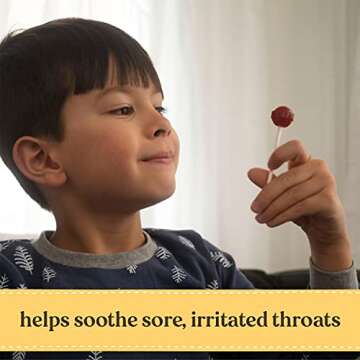 Burt's Bees Kids Throat Soothing Pops, Fruit Fusion, 15 Count