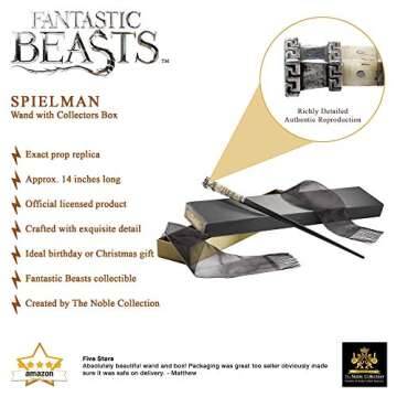 Fantastic Beasts Spielman’s Wand - 14in Collector's Replica