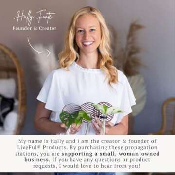 Liveful Wall Planter Set of 3 | Stylish, Boho Wall Plant Holder 4"x8" | Aesthetic Wall Decor | Propagation Wall Hanging | Propagation Stations Wall Plants for Kitchen, Bedroom, Office