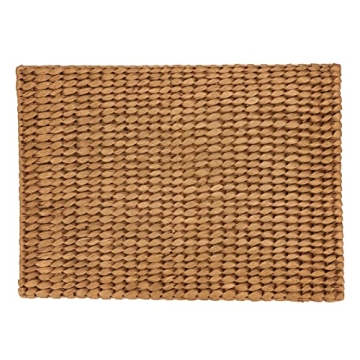 Saro Lifestyle Gold Woven Placemat Set 15 Inch Round