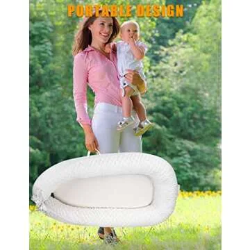 Soft Cotton Lounger - Portable Adjustable Comfort Lounger
