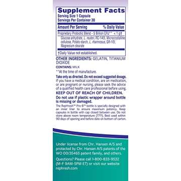 Rephresh Pro-B Probiotic Feminine Supplement 60 Count