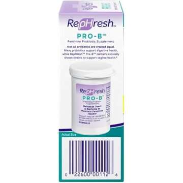 Rephresh Pro-B Probiotic Feminine Supplement 60 Count