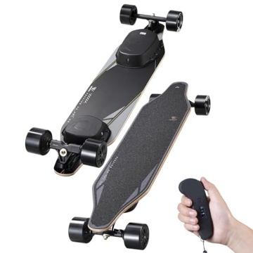 WOWGO Electric Skateboard with 12S2P 216Wh Battery Dual 550W Motors, E Longboard for Beginners Adult...