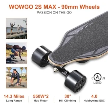 WOWGO Electric Skateboard - Fast, Versatile E-Longboard