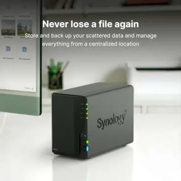 Synology 2-Bay NAS DS223: Centralized Storage, Easy Sharing, and Backup Solutions