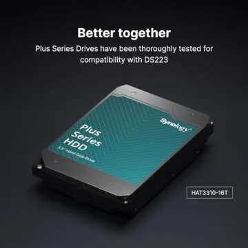 Synology DS223 Diskless NAS - Secure & Centralized Data Storage