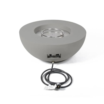 Roca Concrete Fire Pit for Outdoor Heating & Style