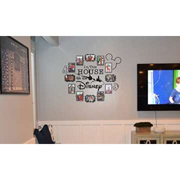 CL333 Disney Photo Vinyl Decal Clock (4" x 6")