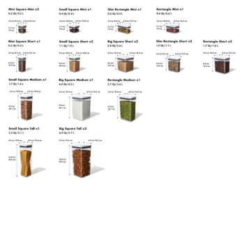 OXO Good Grips 20-Piece Airtight POP Container Set