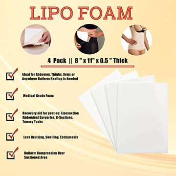 Premium Medcore Lipo Foam Boards for Post-Surgery Care