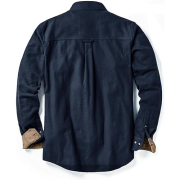 CQR Men's All Cotton Flannel Shirt - Warm & Stylish Flannel