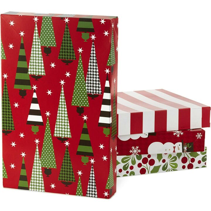 Hallmark Christmas Gift Boxes - Assorted Designs Pack