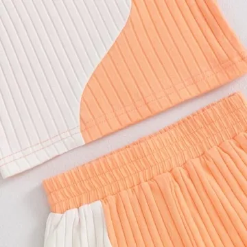 Cute Kupretty Baby Girl Summer Outfit for Toddlers