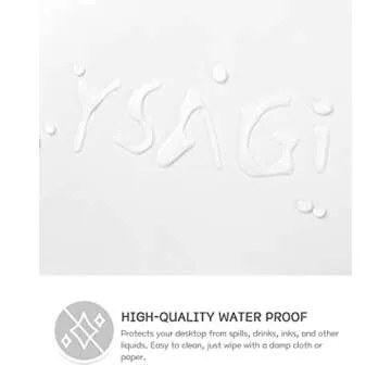 YSAGi Non-Slip Leather Desk Pad for Stylish Workspaces